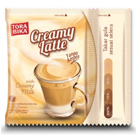 Torabika Creamy Latte 1 Renceng Contents 10 Sachets | Torabika Creamy ...