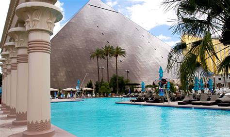 Take a dip in the pool at the Luxor Hotel and Casino in Las Vegas # ...