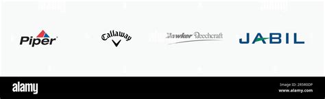 HAWKER BEECHCRAFT logo, CALLAWAY logo, PIPER AIRCRAFT logo, JABIL ...