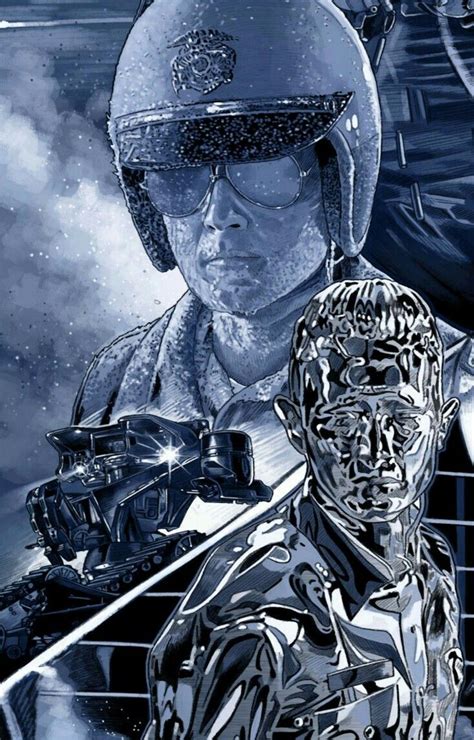 TERMINATOR 2 - JUDGEMENT DAY ...T-1000 Robert Patrick villan fan art ...