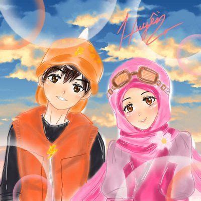 Boboiboy and Yaya by min-miraililian614 | Boboiboy anime, Anime ...