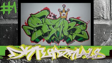 Wildstyle Graffiti Tutorial - Star (1/2) - How to built and outline ...