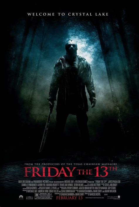 2009 Friday The 13th Movie Poster 11X17 Crystal Lake Jason Voorhees 🔪 ...