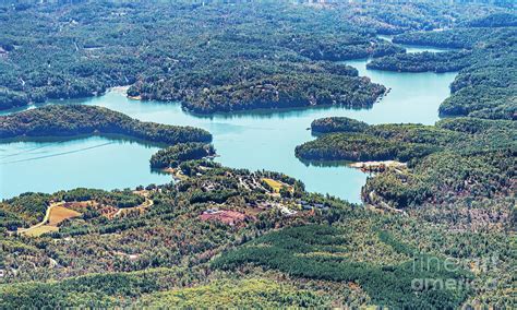 Lake James North Carolina Aerial View Photograph by David Oppenheimer ...