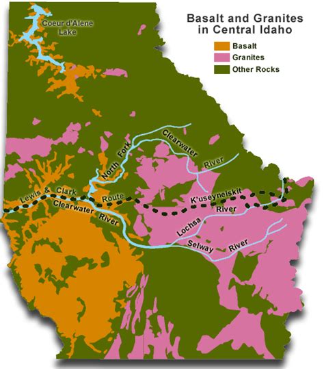 Bitterroot Mountain Granite - Discover Lewis & Clark