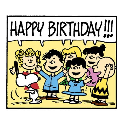 Peanuts and Snoopy Happy Birthday Card - Paper Tiger