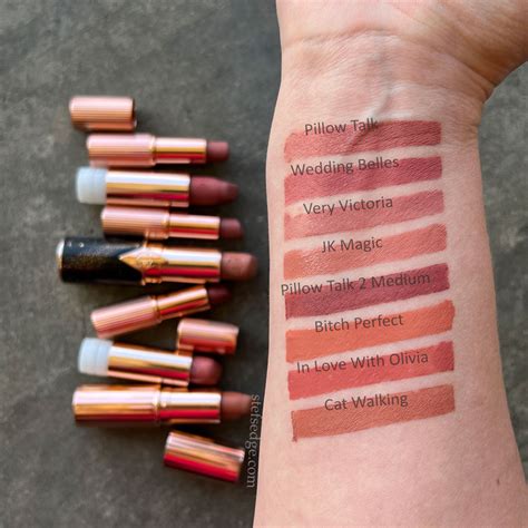 Charlotte Tilbury Pillow Talk Lipstick Swatches - Stef's Edge