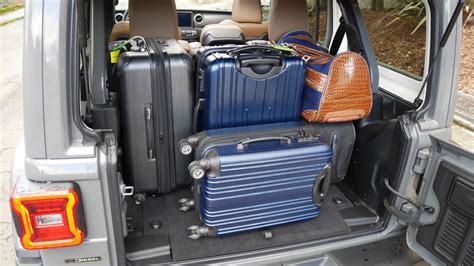 Jeep Wrangler Luggage Test | How much cargo space? - Autoblog