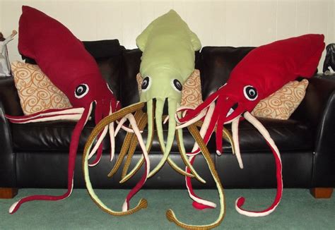 Huge Cuddly Giant Squid Plush by PsychoKittyKreations on Etsy, $150.00 ...