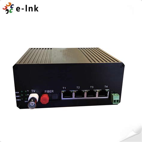 24VDC Industrial Ethernet Switch 4x100M Ethernet 1 Video 1 RS485 1 ...