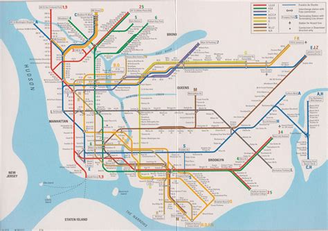 i present to you: the worst new york city subway map ever made, from a ...