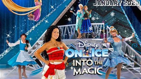 [4K] Disney on Ice 2023 Into the Magic Your favorite DISNEY PRINCESSES ...