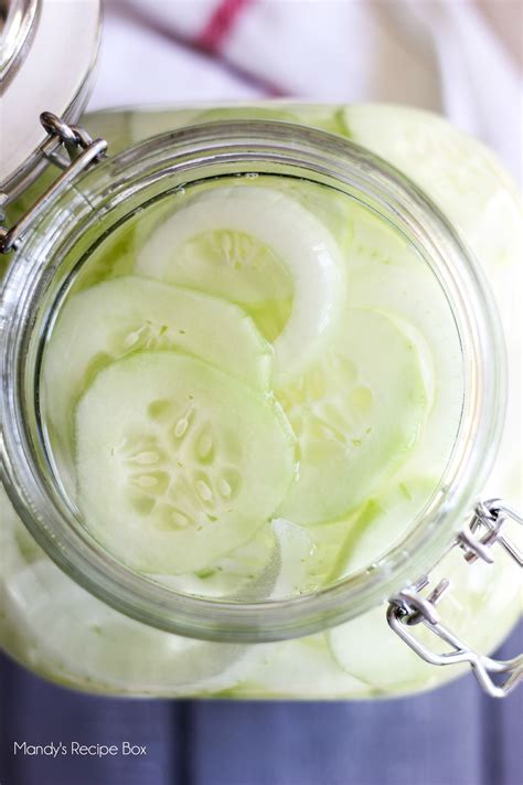 Cucumbers in Vinegar | Mandy's Recipe Box