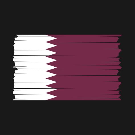 Qatar Flag Vector 21842897 Vector Art at Vecteezy