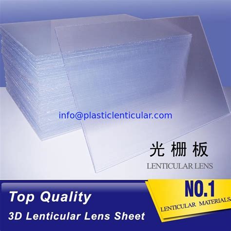 PLASTIC LENTICULAR large format standard lenticular lenses 15 LPI flip ...