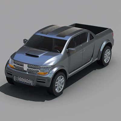 3d model dodge rampage concept