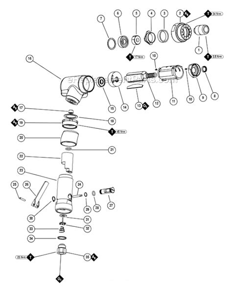 Dynabrade 15331 Parts List and Diagram : eReplacementParts.com