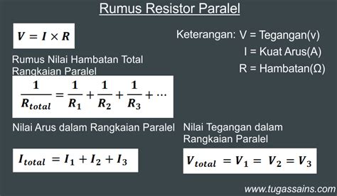 Rumus Rangkaian Paralel Resistor di 2021 | Resistor, Rangkaian elektronik