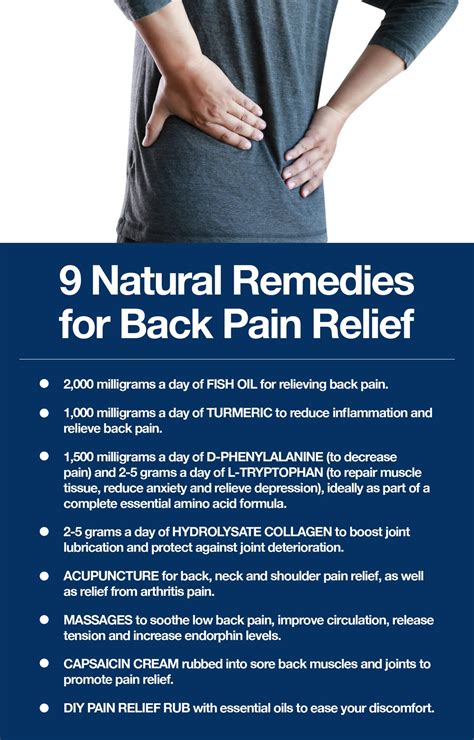 9 Natural Remedies for Back Pain Relief – The Amino Company