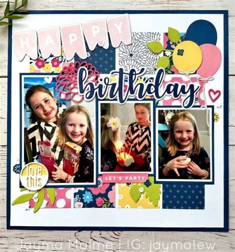 12 Birthday Scrapbook Layout Ideas – Scrap Booking