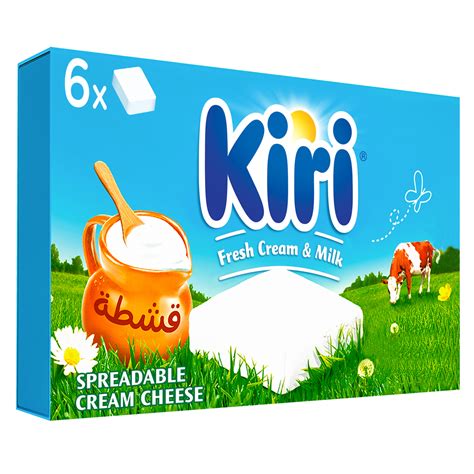 Kiri Spreadable Cream Cheese Squares 6 Portions 120g Online at Best ...