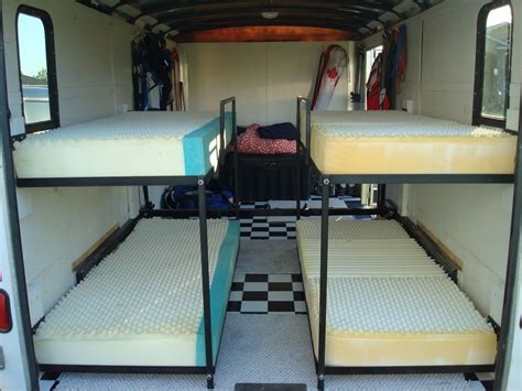 Bunk beds, Enclosed trailers, Cargo trailer camper