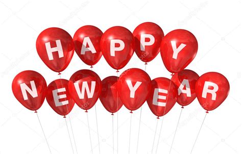 Happy new year balloons — Stock Photo © daboost #4444981