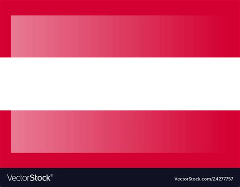 Austria flag official colors and proportion Vector Image