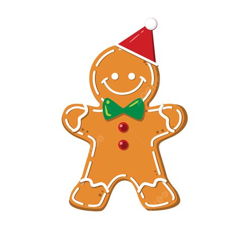 Christmas Gingerbread Man Clipart Hd PNG, Christmas Gingerbread Man ...