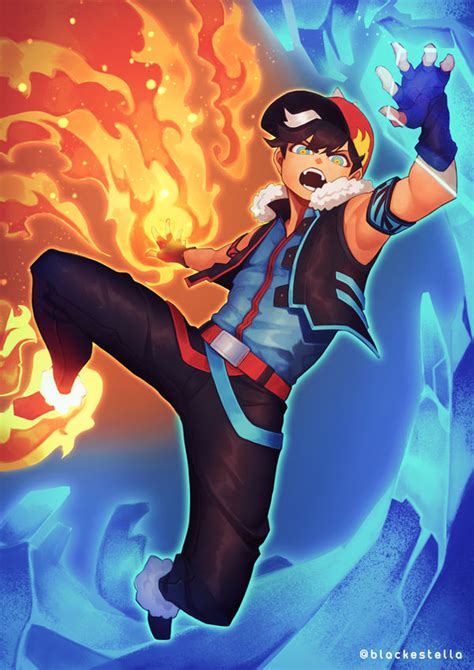 Boboiboy Frostfire by BlackEstella on DeviantArt