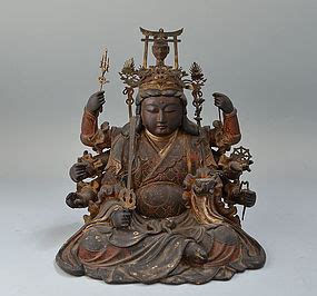 Additional Photo Superb Edo p BenzaiTen Buddhist Statue (item #1268764)