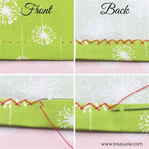 Hemming Stitch - Best Hand Stitches for Hems | Hand stitching ...