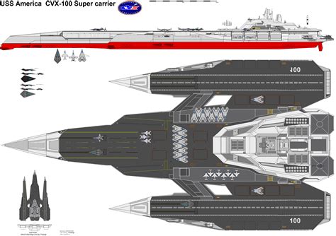 CVX-100 USS America by bagera3005 on deviantART | Uss america, Navy ...