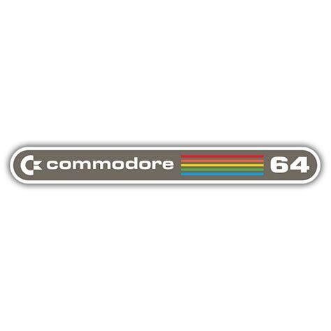 Sticker Commodore 64 Logo | MuralDecal.com