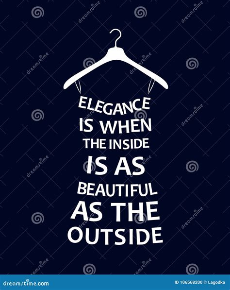 Dress from Quotes about Elegance Stock Vector - Illustration of ...