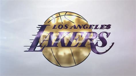 Nba Los Angeles Lakers 3D Logo Silver Intro in 2023 | Nba los angeles ...