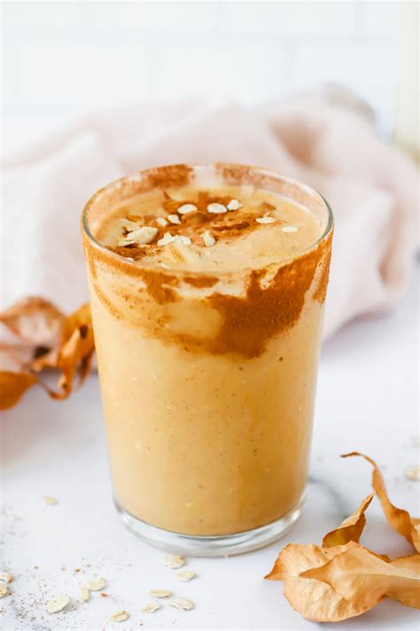 Pumpkin Spiced Oat Smoothie - Cooking in my Genes