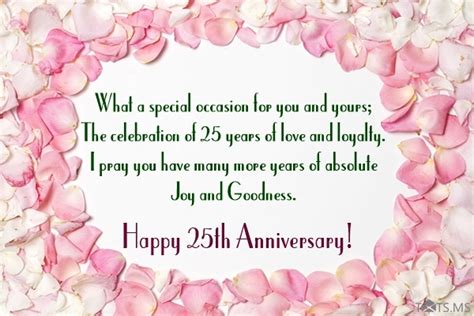 25th Wedding Anniversary Wishes, Messages, Quotes, and Pictures - Webprecis