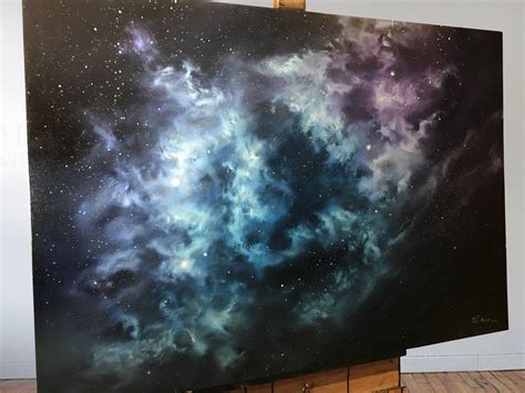 Nebula Painting Acrylic at PaintingValley.com | Explore collection of ...