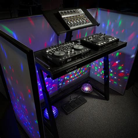 Dj Set Table : Mobile DJ Deck Stand Turntable Controller Mixer Laptop ...