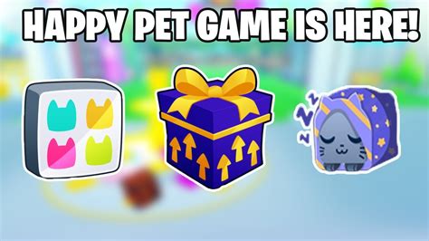 **NEW** HAPPY PET GAMES IS NEARLY READY/ HAPPY PET GAME LEAKS - Roblox ...