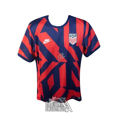 Ricardo Pepi Autographed Team USA Nike Soccer Jersey - BAS | Steel City ...