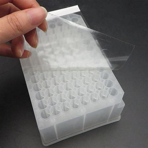 96 Well and Deep Well Microplate PCR Plate Sealing Film - China Sealing ...