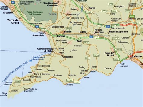 Amalfi Coast Map and Its 13 Villages – Dream Euro Trip