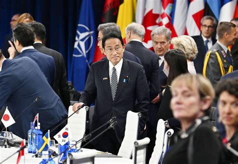 Japan PM seeks major upgrade of NATO partnership after Russia's war