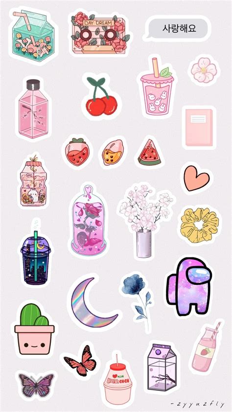 Aesthetic Printable Sticker