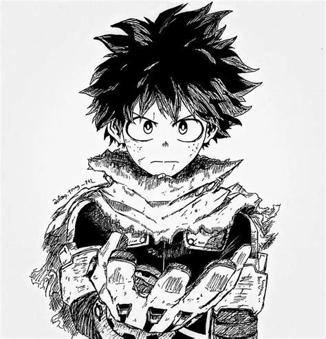 Pin by Distantspace71 on Deku | Hero tattoo, Anime sketch, Anime ...