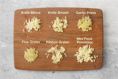 How to Mince Garlic with a Knife, Garlic Press, Grater or Food Processor