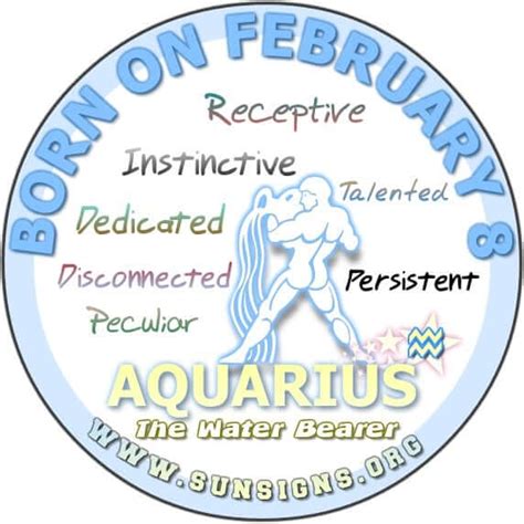 February 8 - Aquarius Birthday Horoscope Analysis & Personality Traits ...