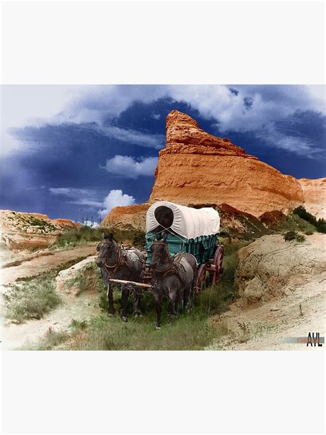 "Conestoga wagon trail (alternate view & colorization) on the Oregon ...